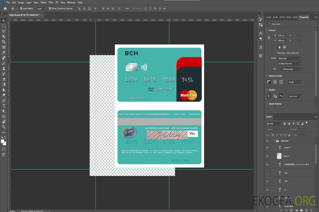 Carte Mastercard Angola Banco Comercial do Huambo template Carte Mastercard Angola Banco Comercial do Huambo template